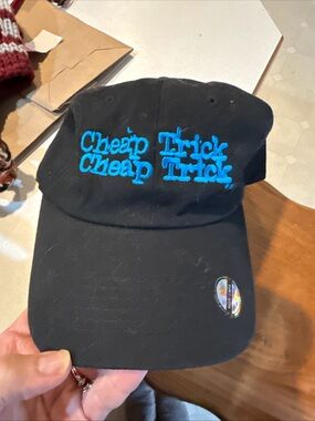 ISSI Black Cap with Bright Blue Embroidered Logo